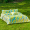 Funky Floral Playful Comfort Cotton Duvet Cover Bed Sheet Set