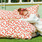 Funky Floral Playful Comfort Cotton Duvet Cover Bed Sheet Set