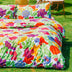 Funky Floral Playful Comfort Cotton Duvet Cover Bed Sheet Set