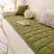 Herringbone chenille elegante decoración de sofá transpirable cubierta de sofá sin deslizamiento