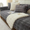 Modern Comfortable Faux Rabbit Fur Anti-Slip Couch Cover