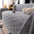 Plush Paw-Patterned Soft Sofa Protector Throw Couch Cover