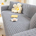 Square Bubble Seersucker Stretch Sofá Protector Magic Couch Cover