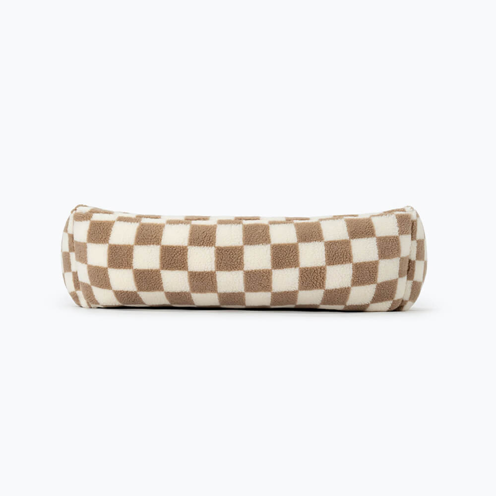 Stylish Checkerboard Warmth Removable Washable  Dog Sofa Bed