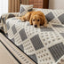 Thickened Plush Diamond Jacquard Sofa Scratch-Resistant Couch Cover