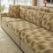Wave Jacquard Polar Fleece Antistatic Protection Full Wrap Couch Cover