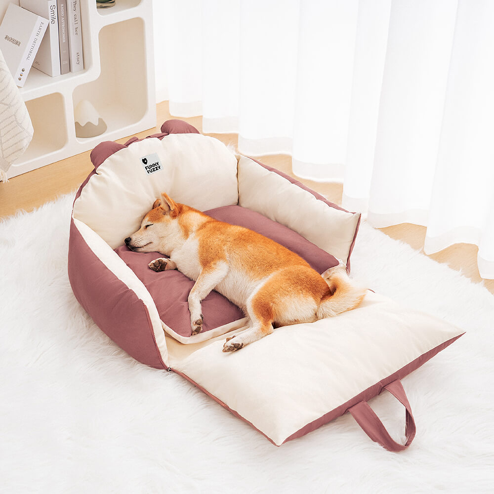 Fun Zootopia Series Travel Safety Cama grande para asiento de coche para perros