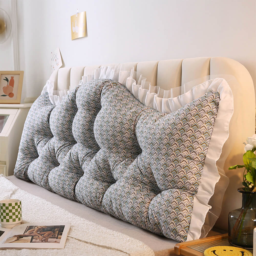Crown Bedside Lace Princess Headboard Pillow