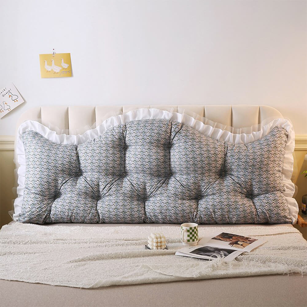 Crown Bedside Lace Princess Headboard Pillow