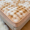 Gradiente de crema de crema Faux Faux Rabbit Fur Cubierta de colchón de lámina CALIENTE