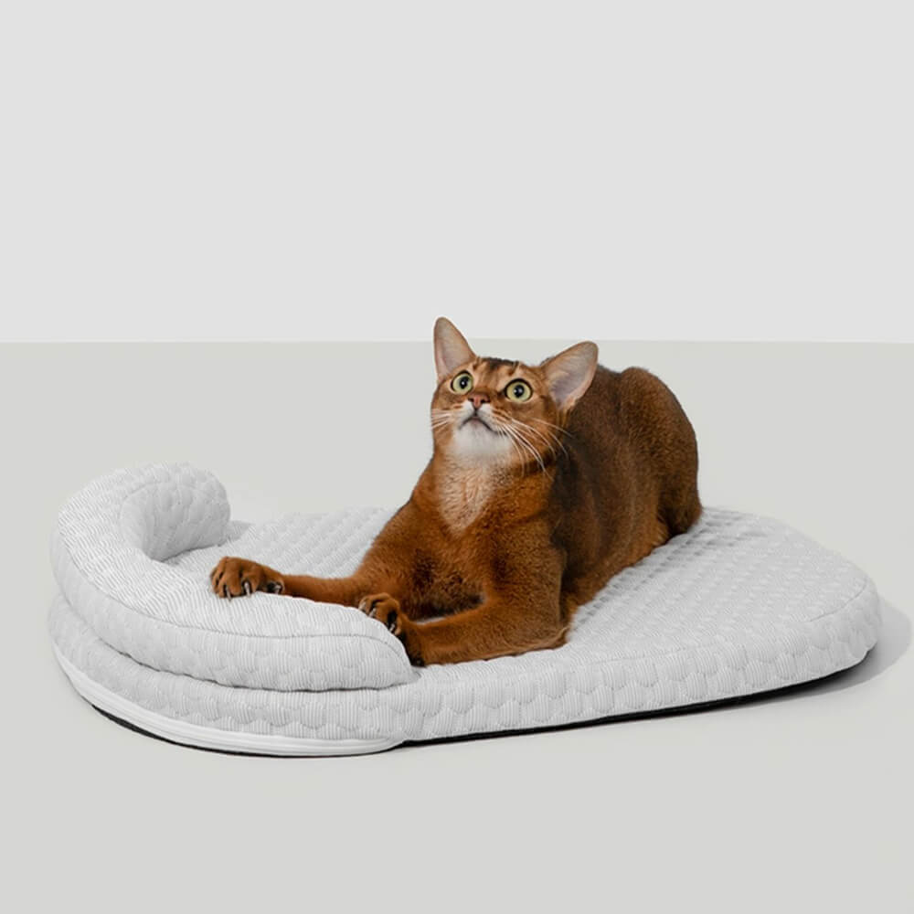 Ice Dot Cooling Breathable Pet Mat with Pillow for Cats and Dogs
