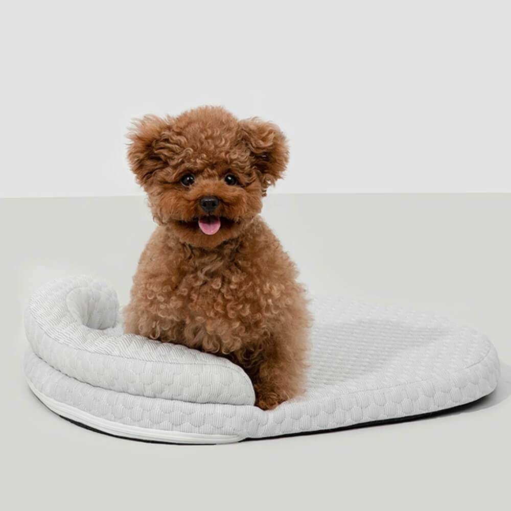 Ice Dot Cooling Breathable Pet Mat with Pillow for Cats and Dogs
