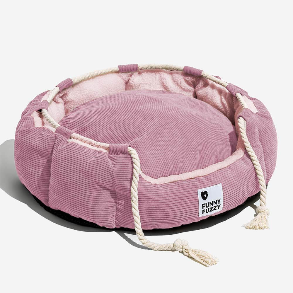 Playful Pull Rope Pet Bed Adjustable Chew-Resistant Dog & Cat Bed