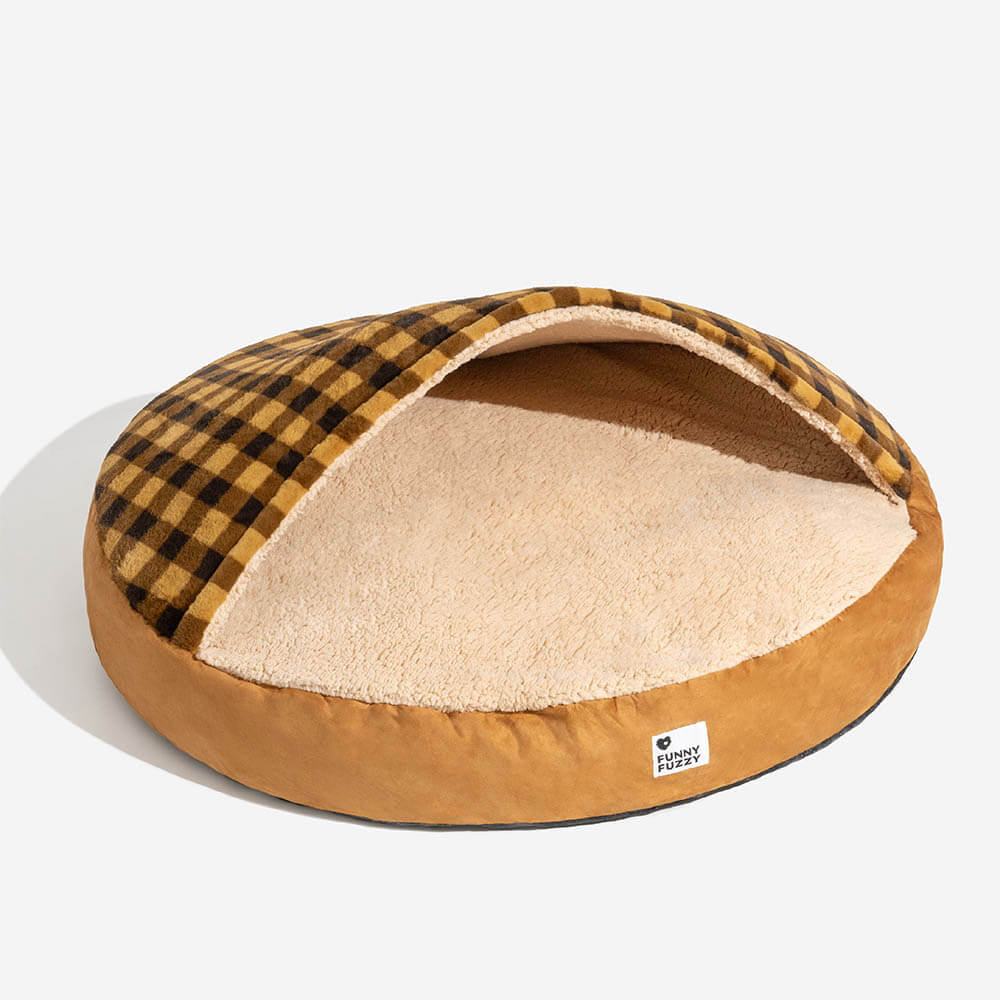 Round Canopy Dream Hideaway Dog Bed Pet Nest Bed