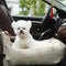 Thick and Soft Backrest Dog Car Seat Bed
