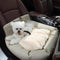 Thick and Soft Backrest Dog Car Seat Bed