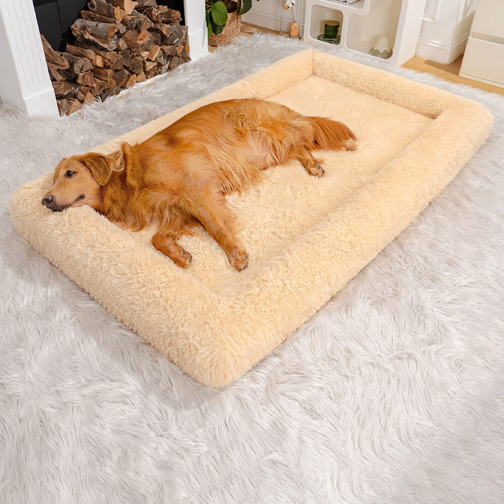 Ultimatives gemütliches Plüsch-Extra-großes orthopädisches Hundebett mit tieferem Schlaf
