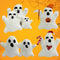 Oreiller en peluche doux et effrayant fantôme d’Halloween