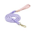 Handwoven Leather Fashion No Pull Dog Collar And Leash