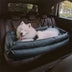 Bedera de asiento de asiento para perros de cuero para perros de gran faux de lujo - Voyager urbano
