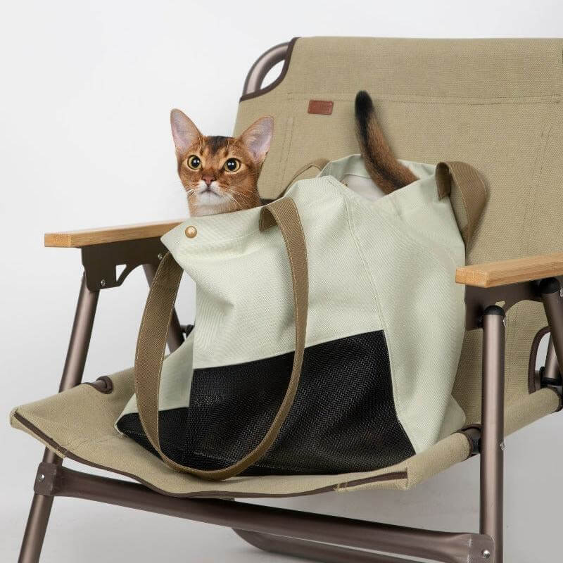Sac de transport léger pour animaux de compagnie, sac respirant et Portable à bandoulière unique pour chat