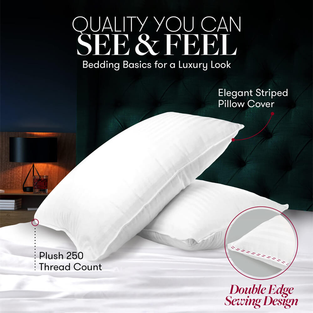 Luxury Hotel Bed Pillows Neck Support Fluffy Pillows Set