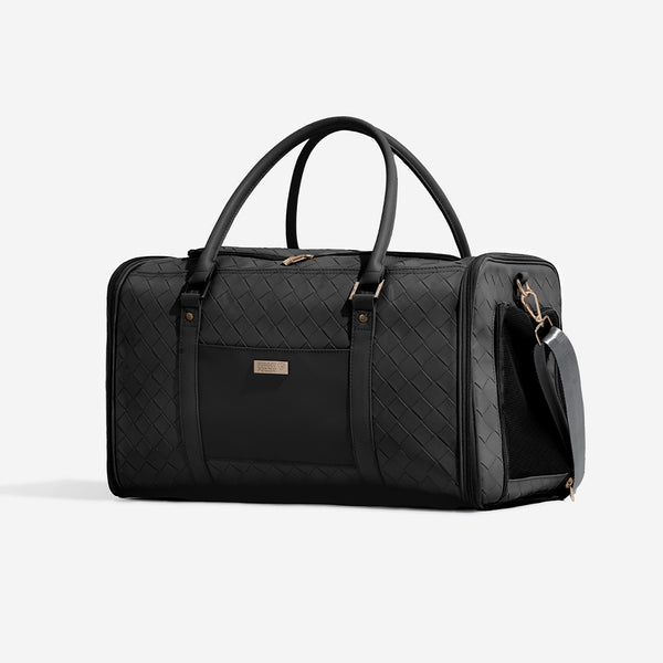 Luxury Multi-Functional Breathable Woven Leather Pet Carrier – The City Companion