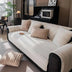 Modern Asymmetrical Stripes Soft Plush Non-Slip Couch Cover
