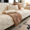 Paw Print Cute Plush Thick Sofa Decoration Non-slip Couch Cover