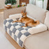 Matín de perro de sofá sofá acogedor a cuadros - Snugpad
