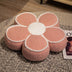 Almohada de lanzamiento decorativo de flor de flor