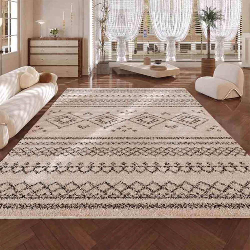 Bohemian Geometric Art Soft Comfort Smooth Area Rug