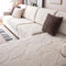 Moderner, wasserfester, kratzfester Stretch-Couchbezug aus Jacquard mit Blattmuster