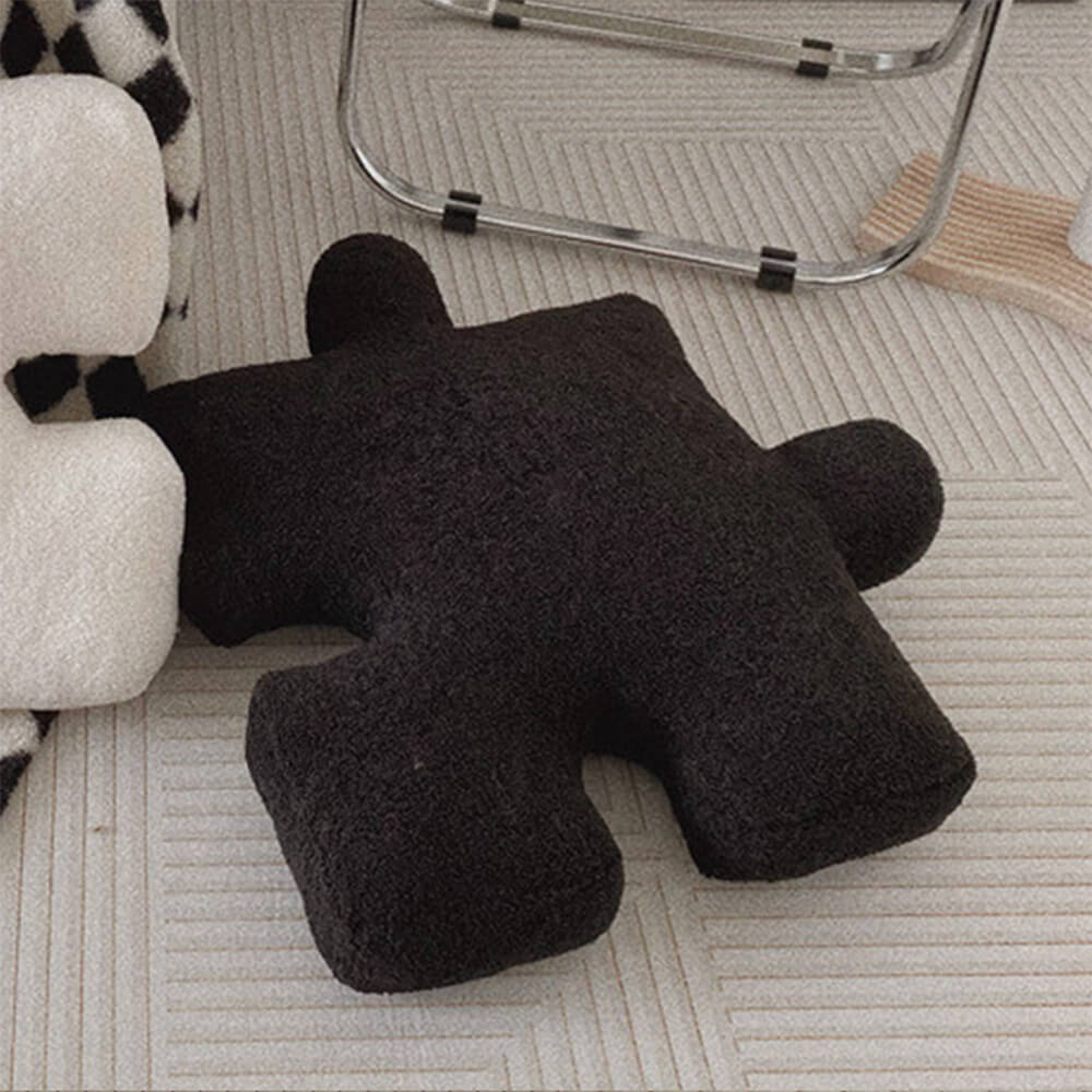 Creative Puzzle Plush Sofa Seat Cushion Pillow