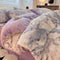 Luxurious Faux Rabbit Fur Milk Velvet Declar