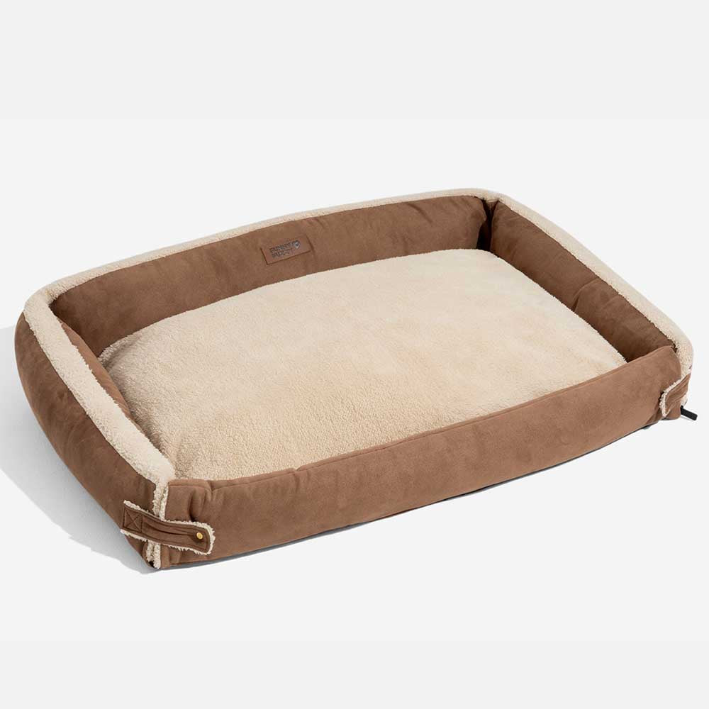 Stylish Expandable Ergonomic Calming Dog Bed - Tranquil Paws