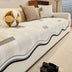 Vintage Chenille Irregular Patchwork Couch Cover