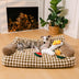 Cama de sofá de perros y gatos de diamantes de ocio y gato