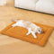 Tapis pour animaux de compagnie en peluche antidérapant et chaud et confortable