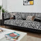 Wild Zebra Print Chenille Möbelschutz Couchbezug