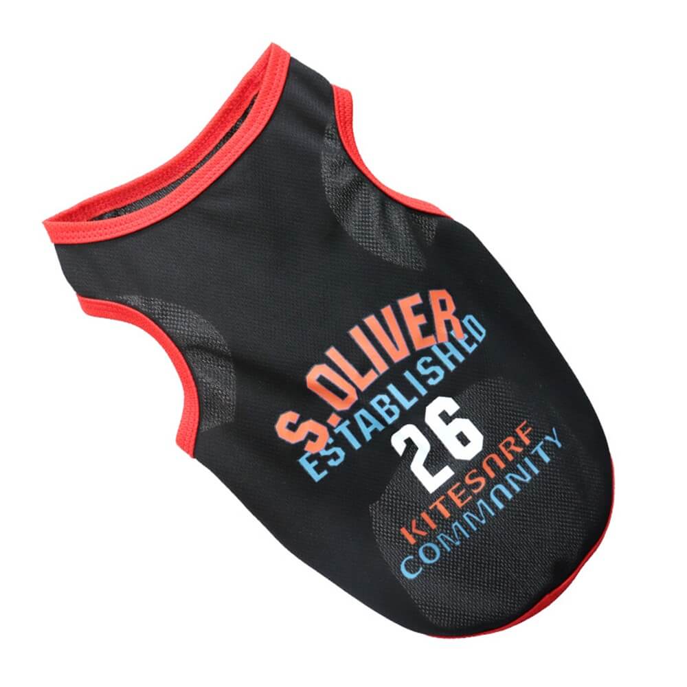 Sporty Basketball Jersey for Dogs - Athletic Pet Apparel