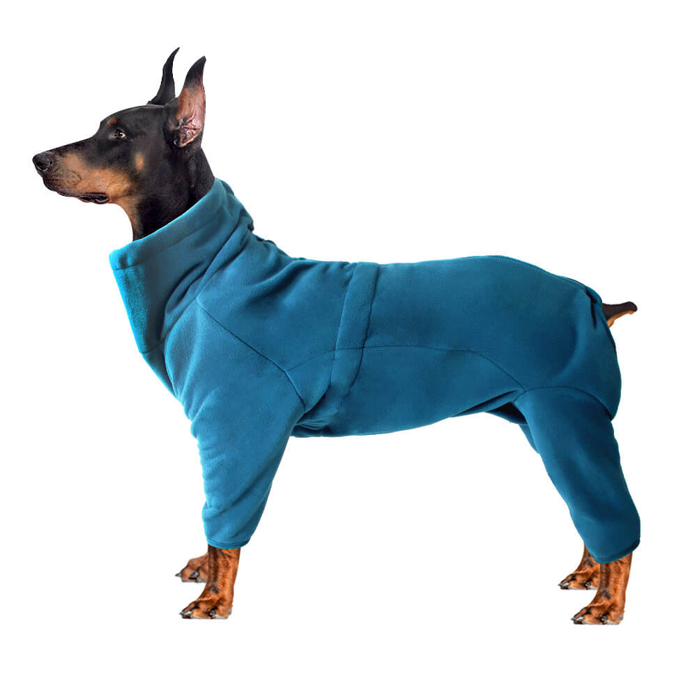 Costume en polaire pour chien – Chaleur confortable et complète pour tout le corps par temps froid