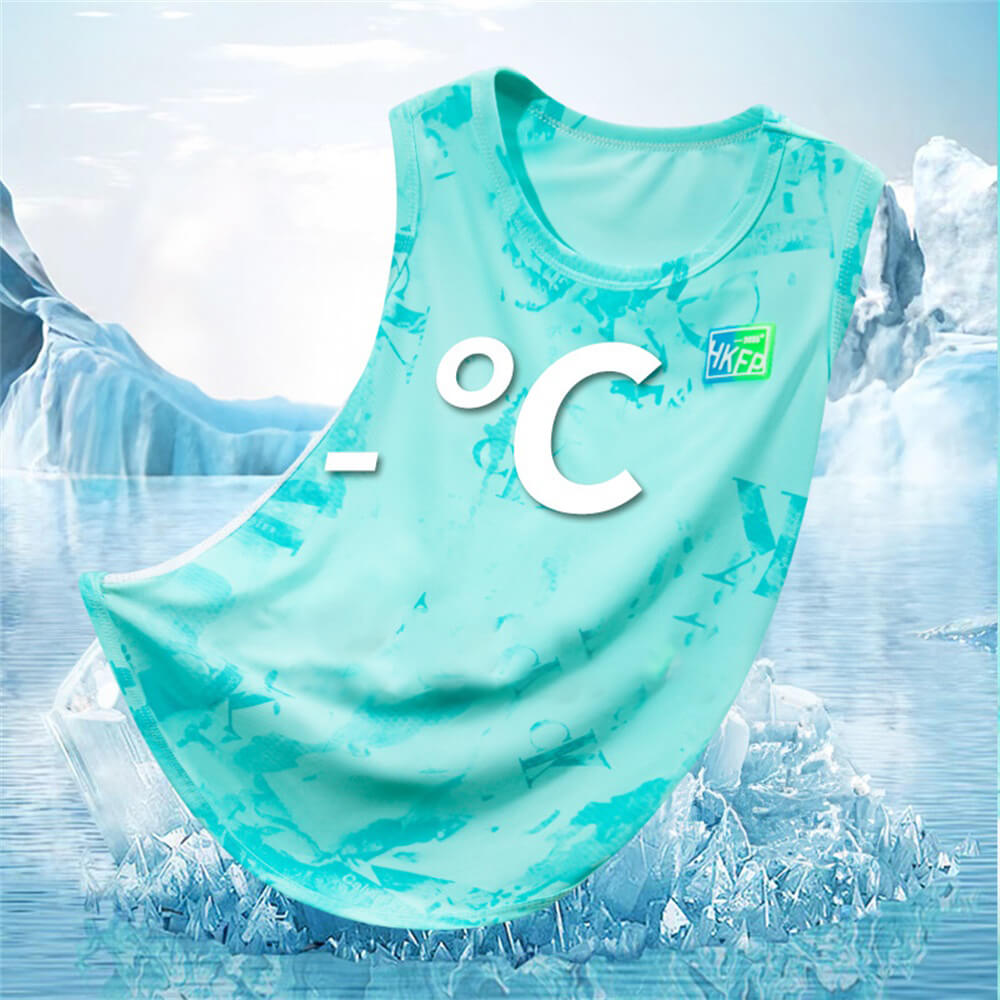 Big Dog Summer Cooling Vest - Thin Ice Silk, Breathable & Lightweight Sportswear