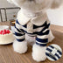 Camisas de perros de polo a rayas clásicas