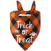 Halloween Pet Carta a cuadros Bib | Babero de regalo de algodón para mascotas