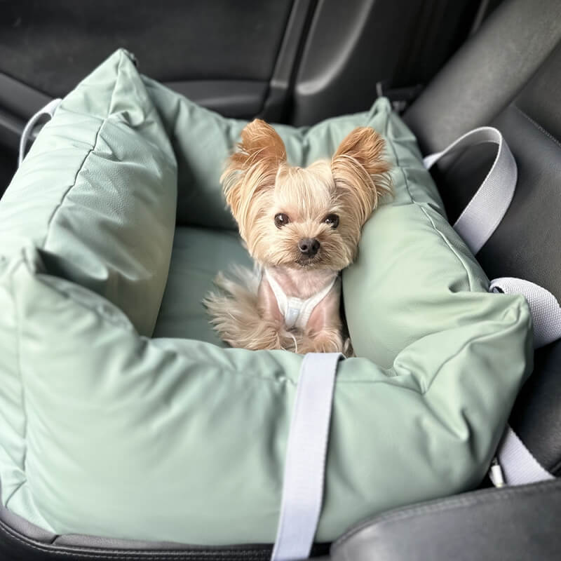 Siège d'auto imperméable pour chien de sécurité pour grands voyages en tissu technologique