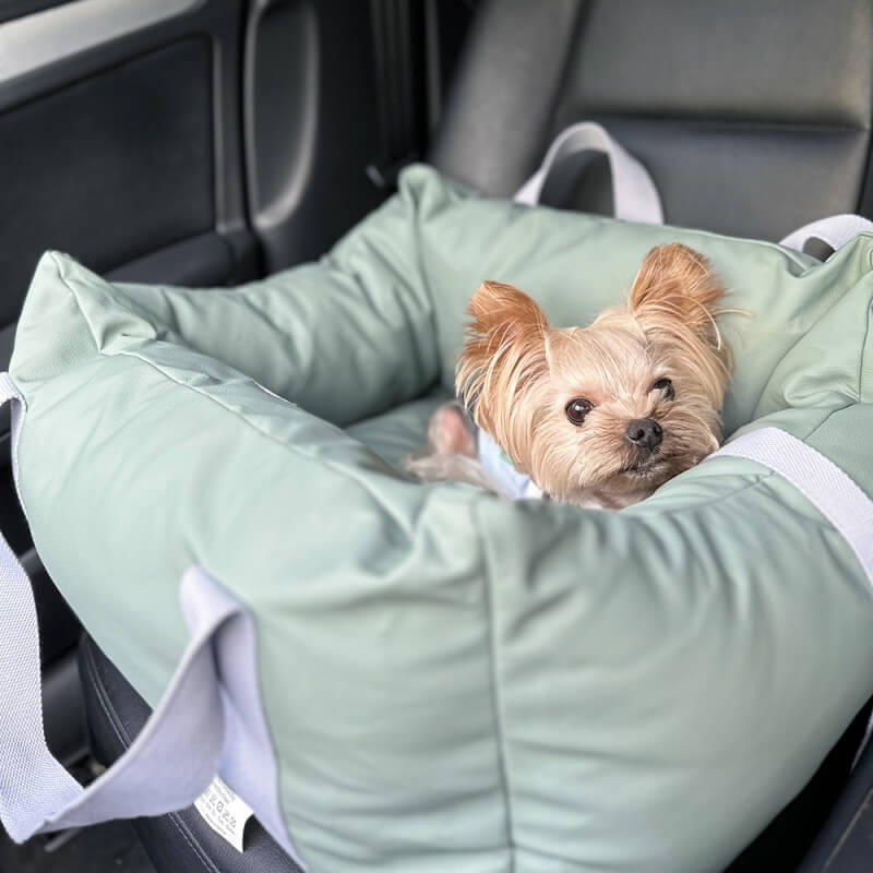 Siège d'auto imperméable pour chien de sécurité pour grands voyages en tissu technologique