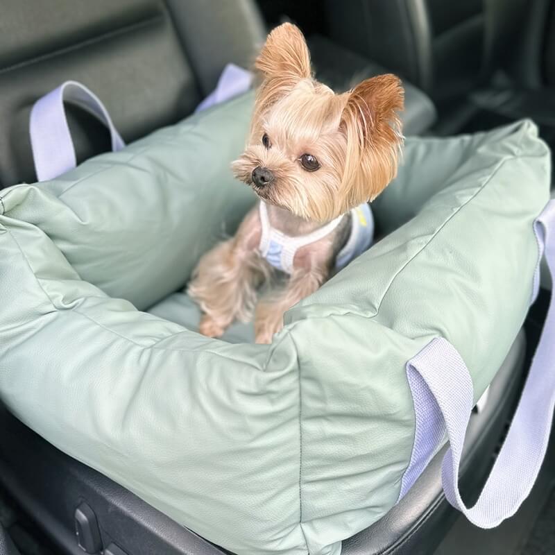 Siège d'auto imperméable pour chien de sécurité pour grands voyages en tissu technologique