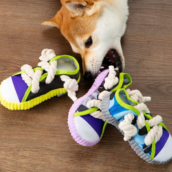 Giocattolo per cani per cani da gocce di corda di cotone