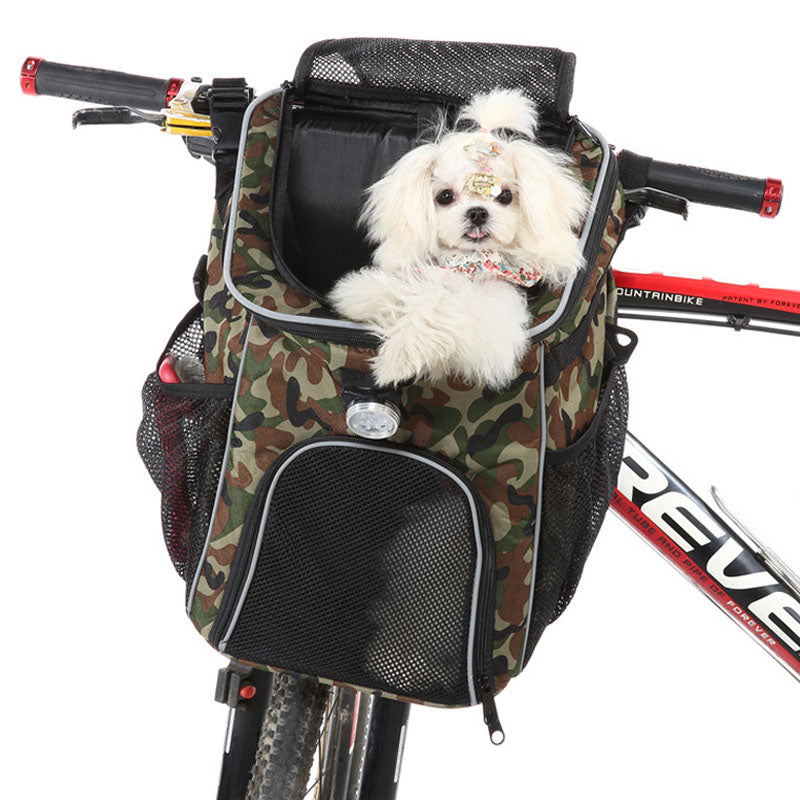 Multifunktionale Fahrradträger-Rucksacktasche für Hund und Katze